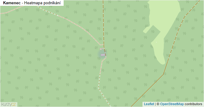 Kamenec - mapa podnikání