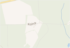 Kolna v obci Broumy - mapa ulice
