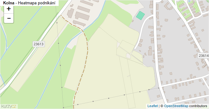 Kolna - mapa podnikání