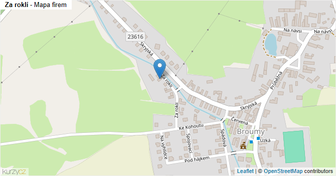 Za roklí - mapa firem