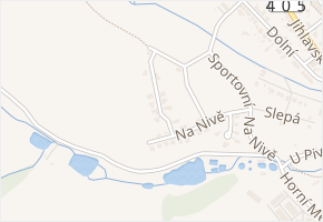 Lipová v obci Brtnice - mapa ulice
