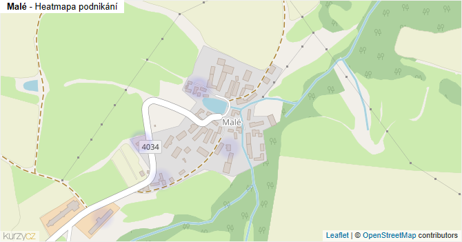 Malé - mapa podnikání