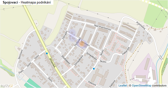 Spojovací - mapa podnikání