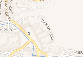 Za Hospodou v obci Brtnice - mapa ulice