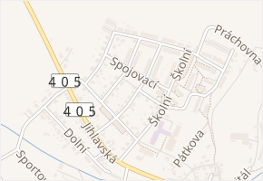 Zemědělská v obci Brtnice - mapa ulice