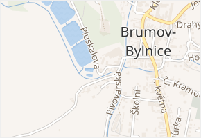 Pluskalova v obci Brumov-Bylnice - mapa ulice