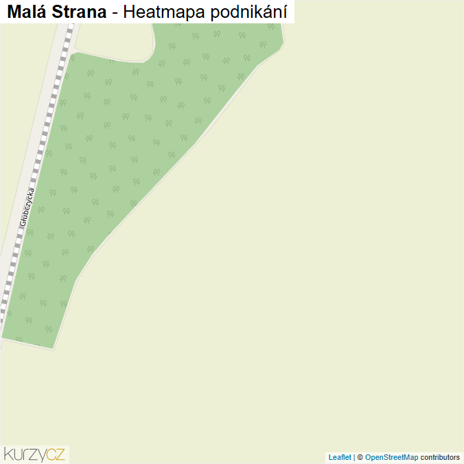 Mapa Malá Strana - Firmy v ulici.