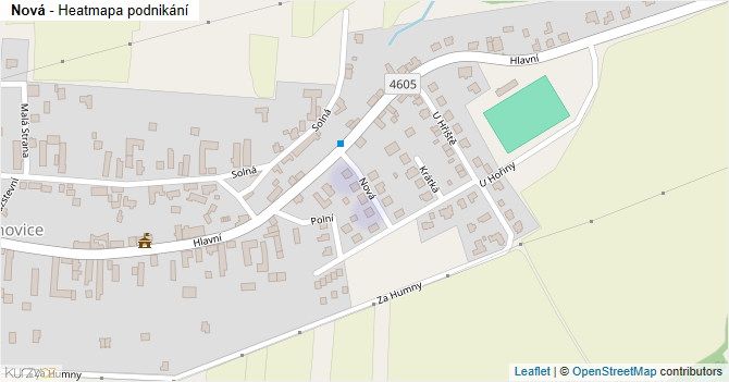 Nová - mapa podnikání