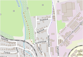 Buková v obci Bruntál - mapa ulice