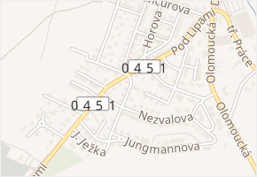 Kamenná v obci Bruntál - mapa ulice