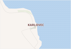 Karlovec v obci Bruntál - mapa části obce