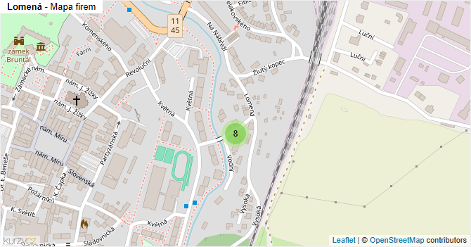Lomená - mapa firem