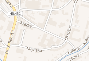 Okružní v obci Bruntál - mapa ulice