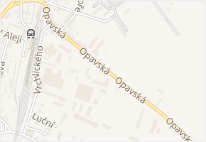 Opavská v obci Bruntál - mapa ulice