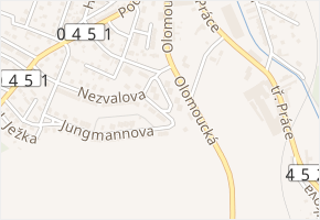 Šrámkova v obci Bruntál - mapa ulice