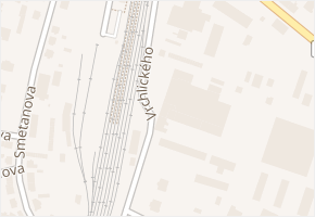 Vrchlického v obci Bruntál - mapa ulice