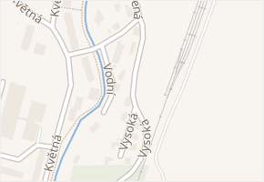 Vysoká v obci Bruntál - mapa ulice