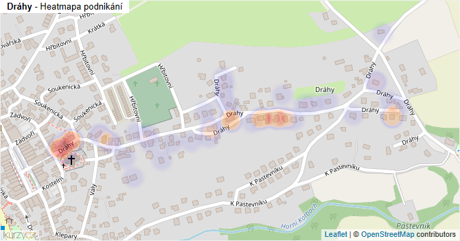 Dráhy - mapa podnikání