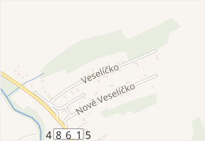 Veselíčko v obci Brušperk - mapa ulice