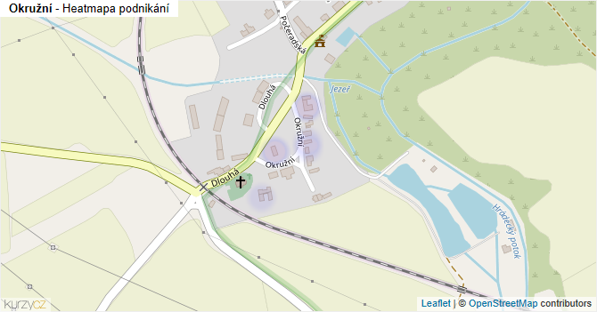 Okružní - mapa podnikání
