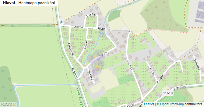 Hlavní - mapa podnikání