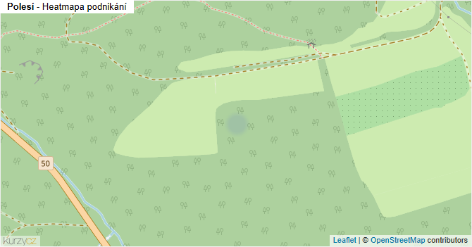 Polesí - mapa podnikání