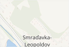 Smraďavka v obci Buchlovice - mapa ulice