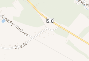 Újezda v obci Buchlovice - mapa ulice