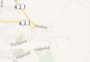 Koliba v obci Bučovice - mapa ulice