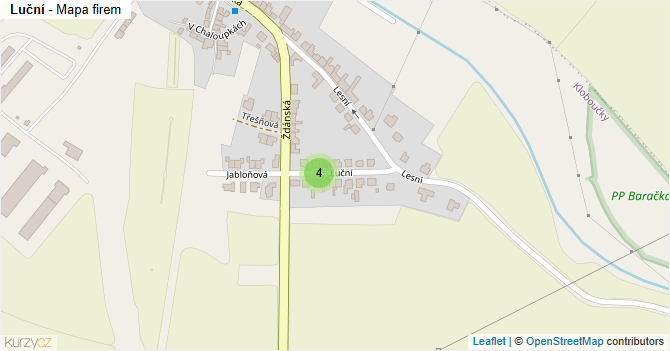 Luční - mapa firem