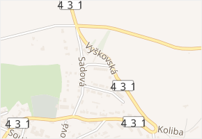 Na Vyhlídce v obci Bučovice - mapa ulice