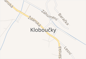 Třešňová v obci Bučovice - mapa ulice