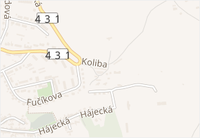 U Dráhy v obci Bučovice - mapa ulice