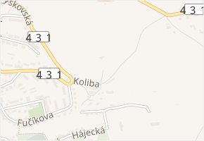 Veselá Hora v obci Bučovice - mapa ulice