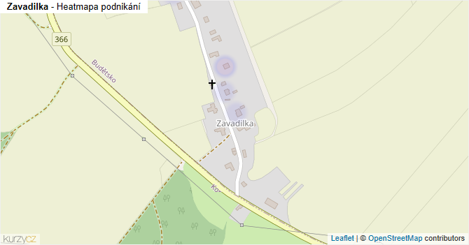 Zavadilka - mapa podnikání