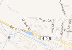 Jiráskova v obci Budišov nad Budišovkou - mapa ulice