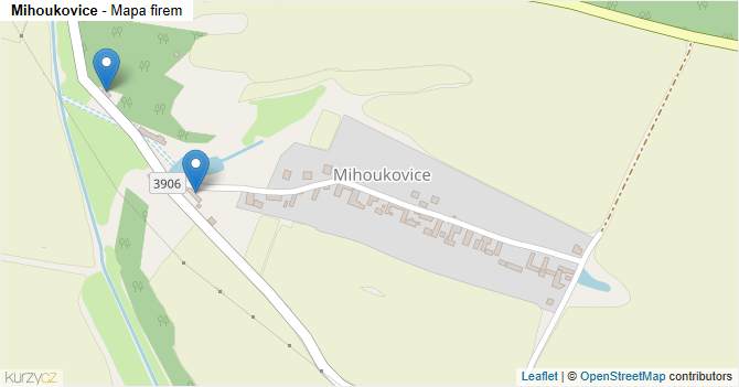 Mihoukovice - mapa firem