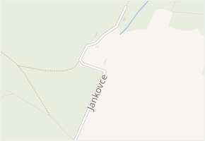Jankovce v obci Budišovice - mapa ulice