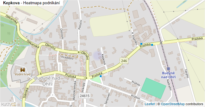 Kepkova - mapa podnikání