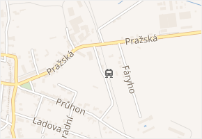 Nádražní v obci Budyně nad Ohří - mapa ulice