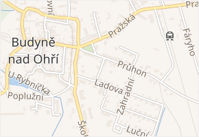 Spojovací v obci Budyně nad Ohří - mapa ulice