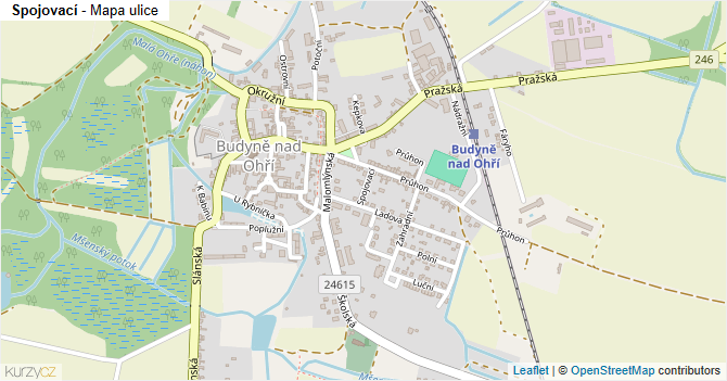 Spojovací - mapa ulice