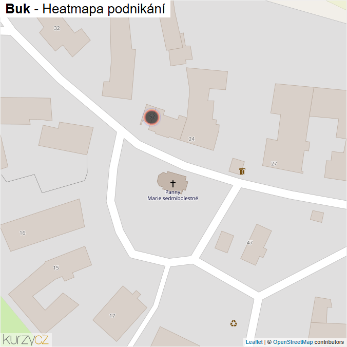 Mapa Buk - Firmy v obci.