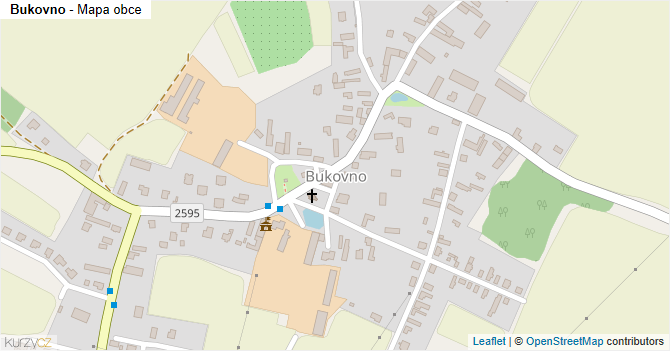 Bukovno - mapa obce