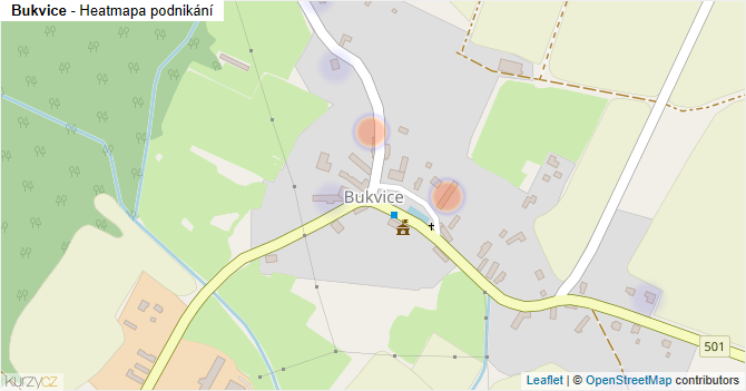 Bukvice - mapa podnikání