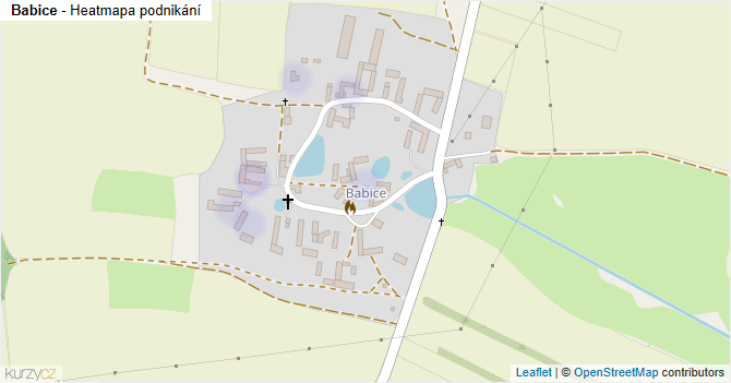 Babice - mapa podnikání