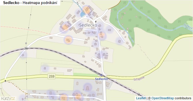 Sedlecko - mapa podnikání