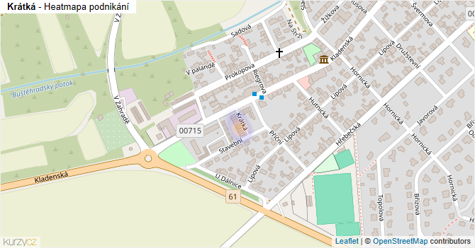 Krátká - mapa podnikání