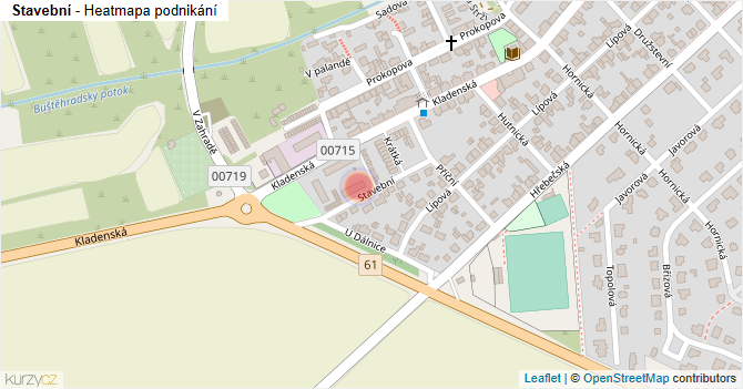 Stavební - mapa podnikání
