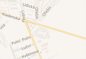 Trnková v obci Buštěhrad - mapa ulice
